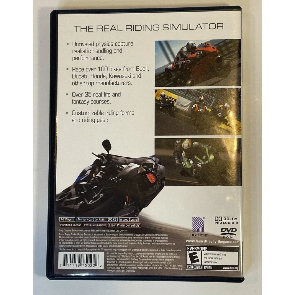 Tourist Trophy (Sony PlayStation 2, 2006, PS2) Authentic Complete in Great Shape